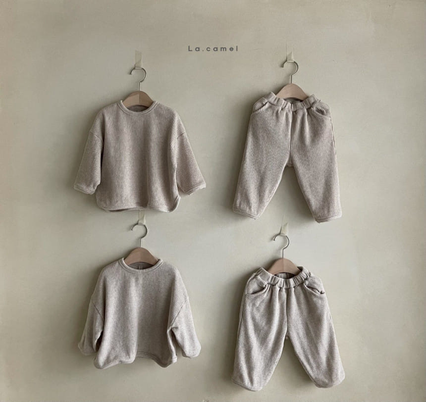 LA CAMEL - Korean Children Fashion - #Kfashion4kids - Nunu Top Pants Set