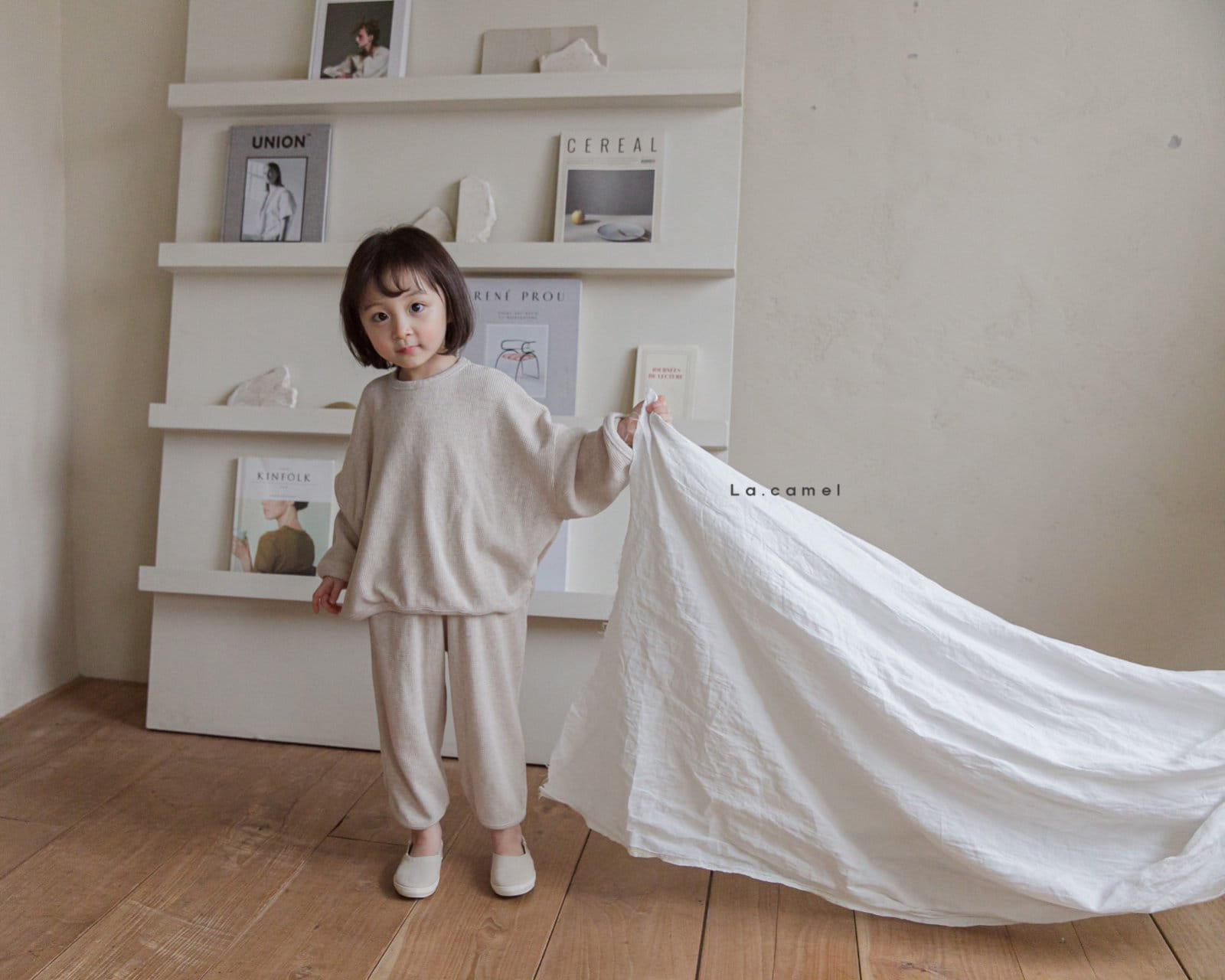 LA CAMEL - Korean Children Fashion - #Kfashion4kids - Nunu Top Pants Set - 8