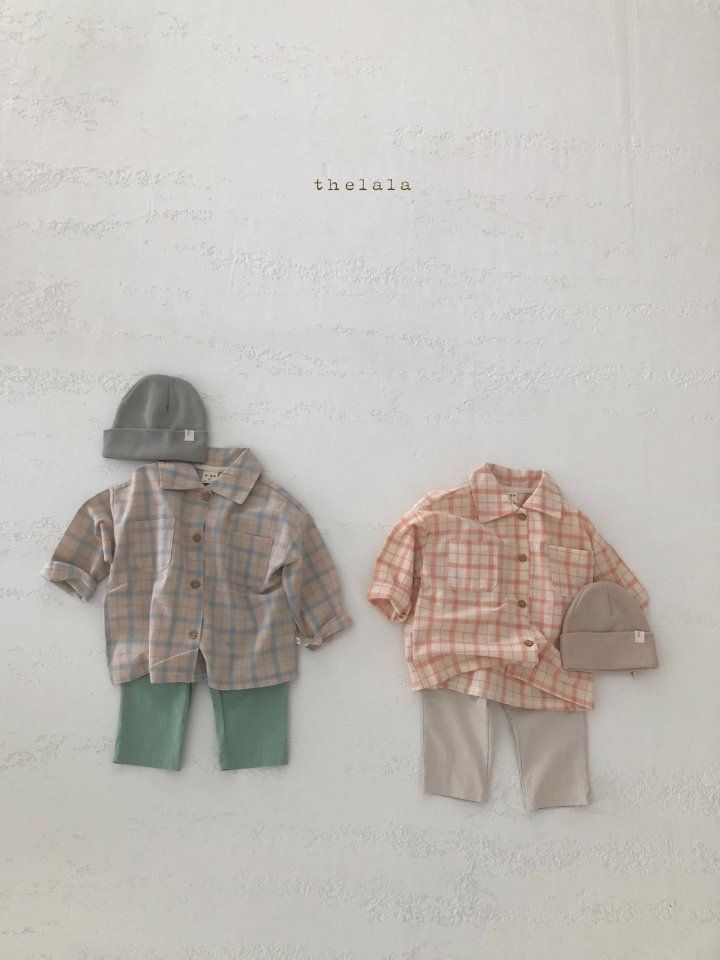 LALA - Korean Children Fashion - #Kfashion4kids - Nine Check Shirt - 7