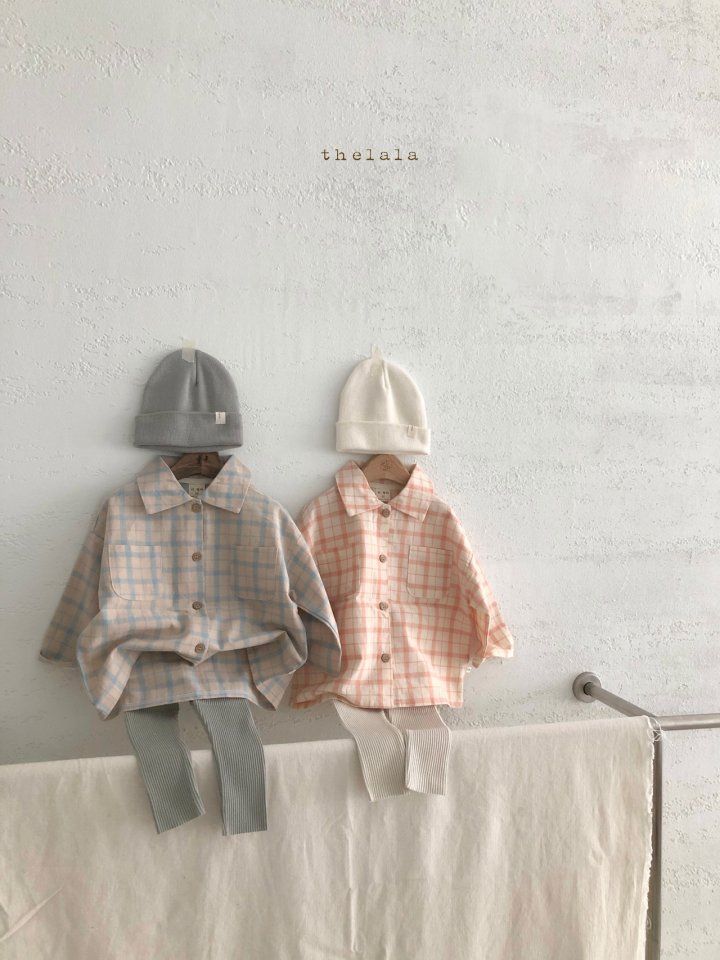 LALA - Korean Children Fashion - #Kfashion4kids - Nine Check Shirt - 8