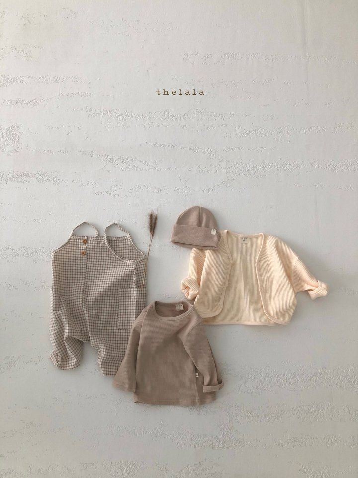 LALA - Korean Children Fashion - #Kfashion4kids - Tongtong Check Bodysuit - 4