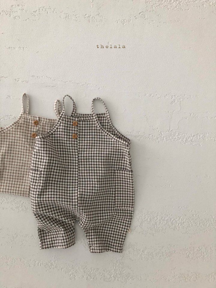 LALA - Korean Children Fashion - #Kfashion4kids - Tongtong Check Bodysuit - 6