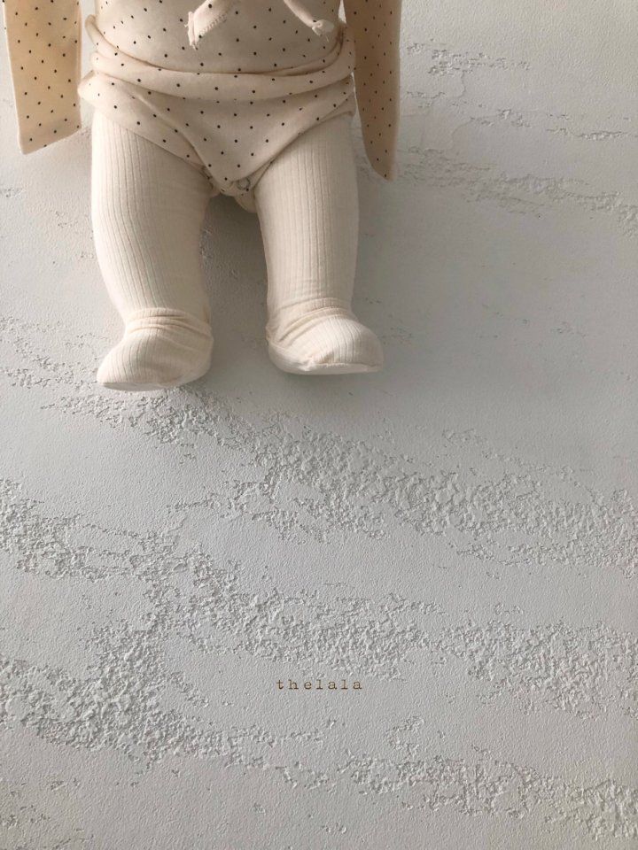 LALA - Korean Children Fashion - #Kfashion4kids - Dot Bunny Bodysuit with Bonnet - 5