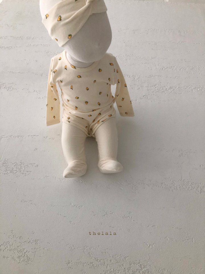LALA - Korean Children Fashion - #Kfashion4kids - Lemon Bear Romper - 10
