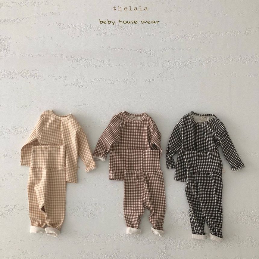 LALA - Korean Children Fashion - #Kfashion4kids - Check Bebe Easywear