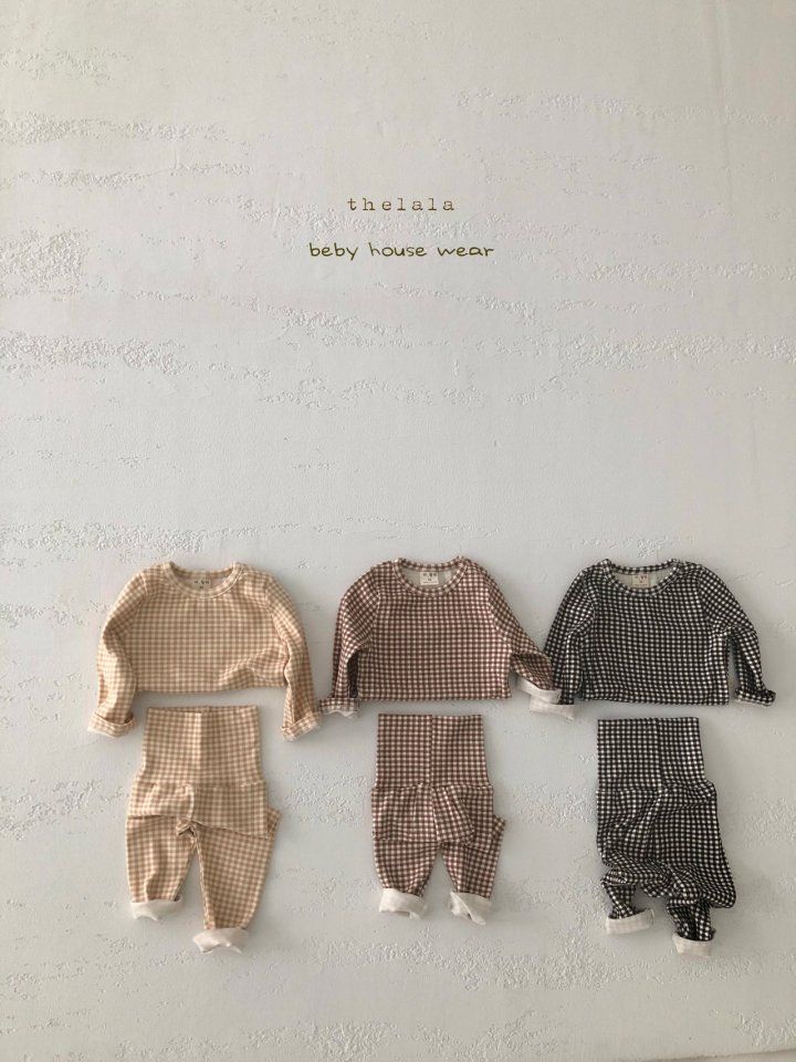 LALA - Korean Children Fashion - #Kfashion4kids - Check Bebe Easywear - 3