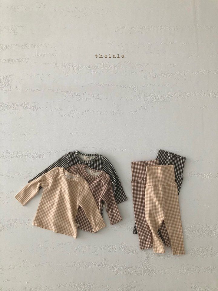 LALA - Korean Children Fashion - #Kfashion4kids - Check Bebe Easywear - 6