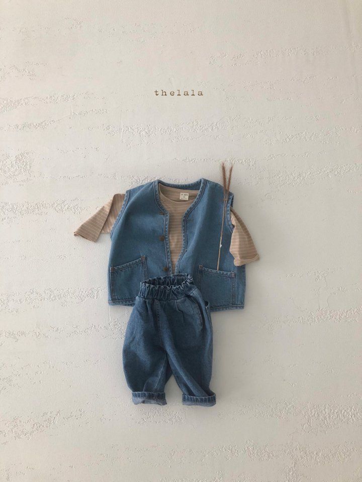 LALA - Korean Children Fashion - #Kfashion4kids - I Am Stripe Tee - 11