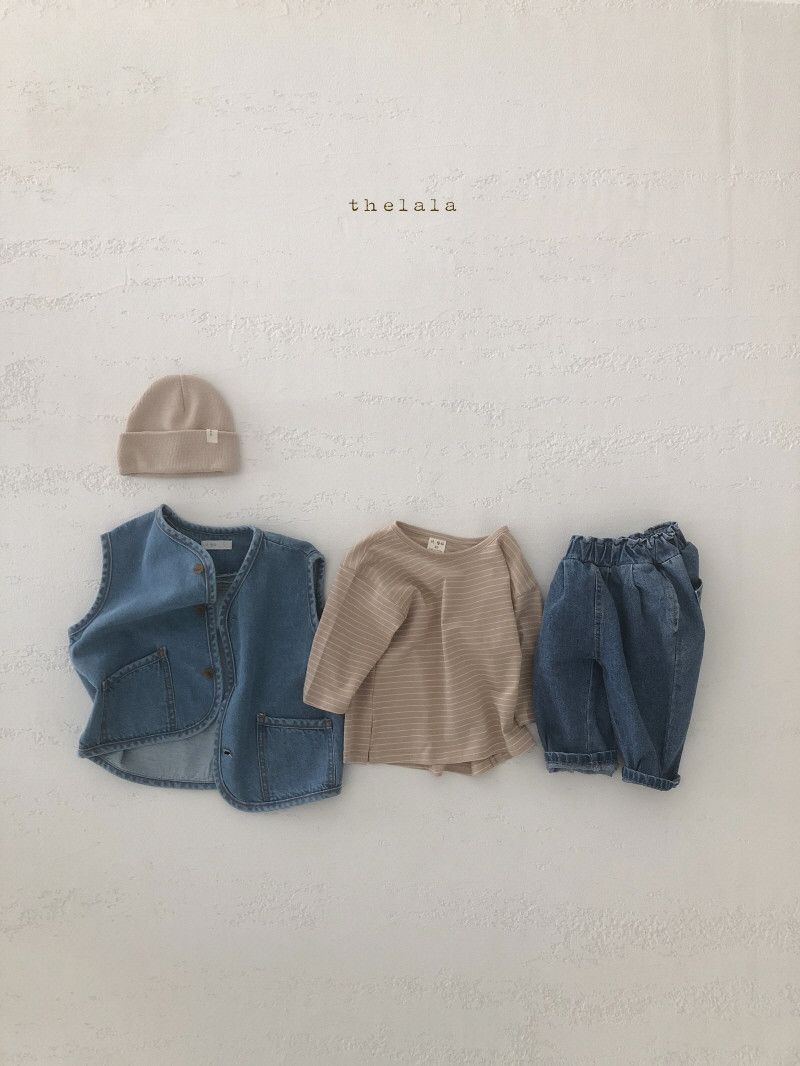 LALA - Korean Children Fashion - #Kfashion4kids - Denim Vest