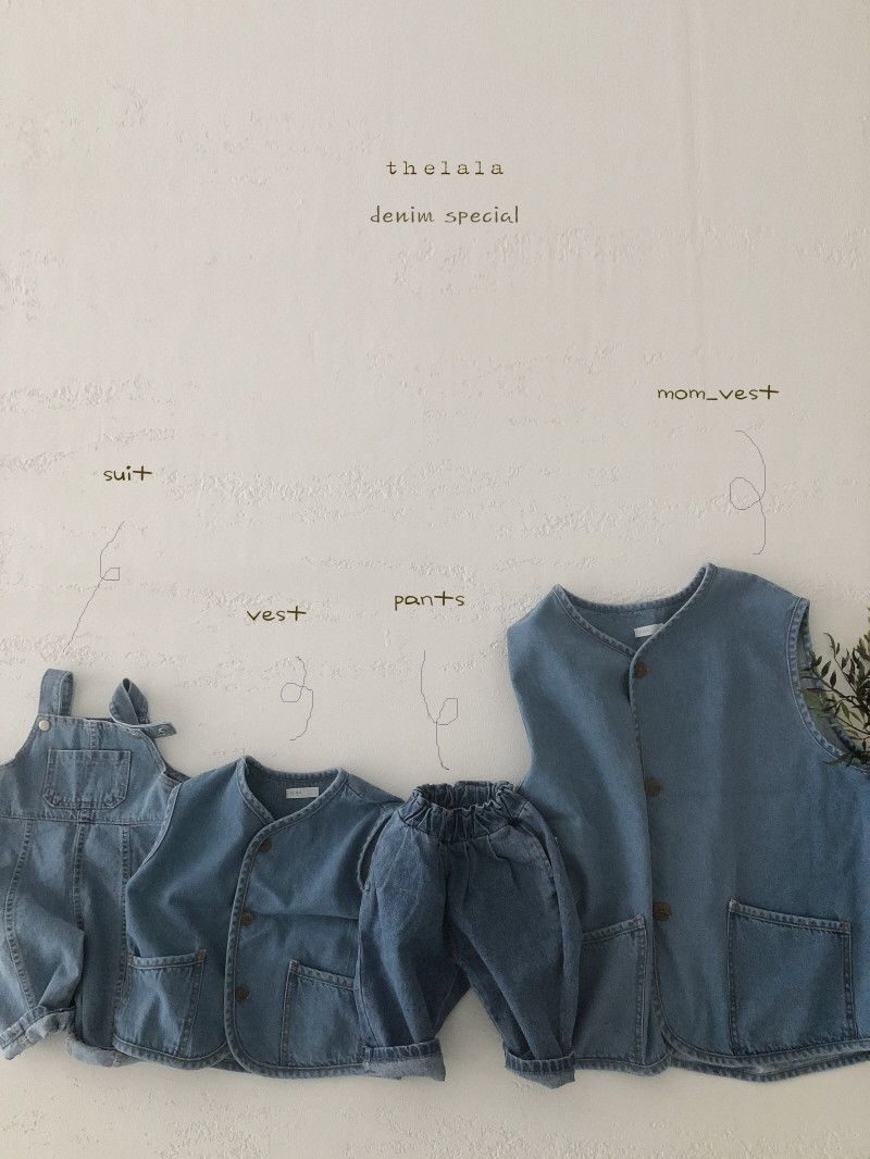 LALA - Korean Children Fashion - #Kfashion4kids - Denim Vest - 11