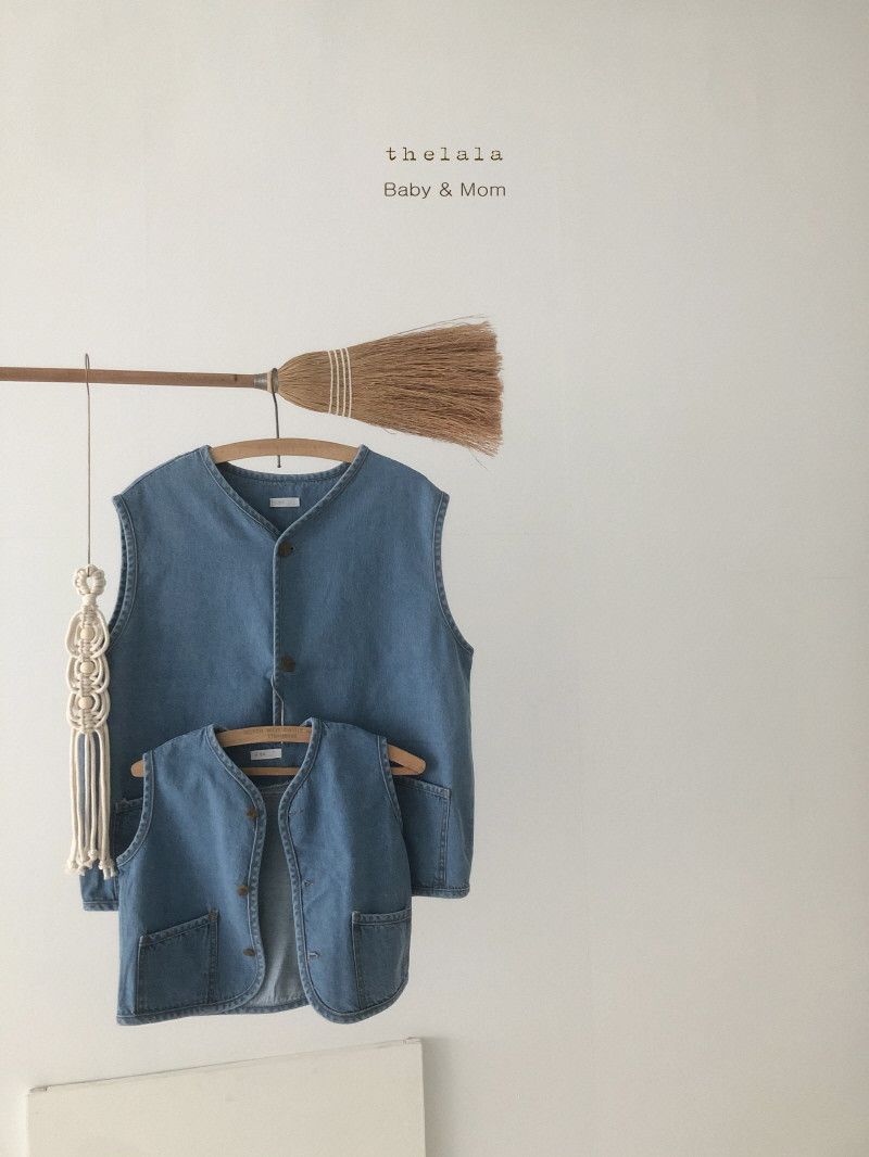LALA - Korean Children Fashion - #Kfashion4kids - Denim Vest - 5