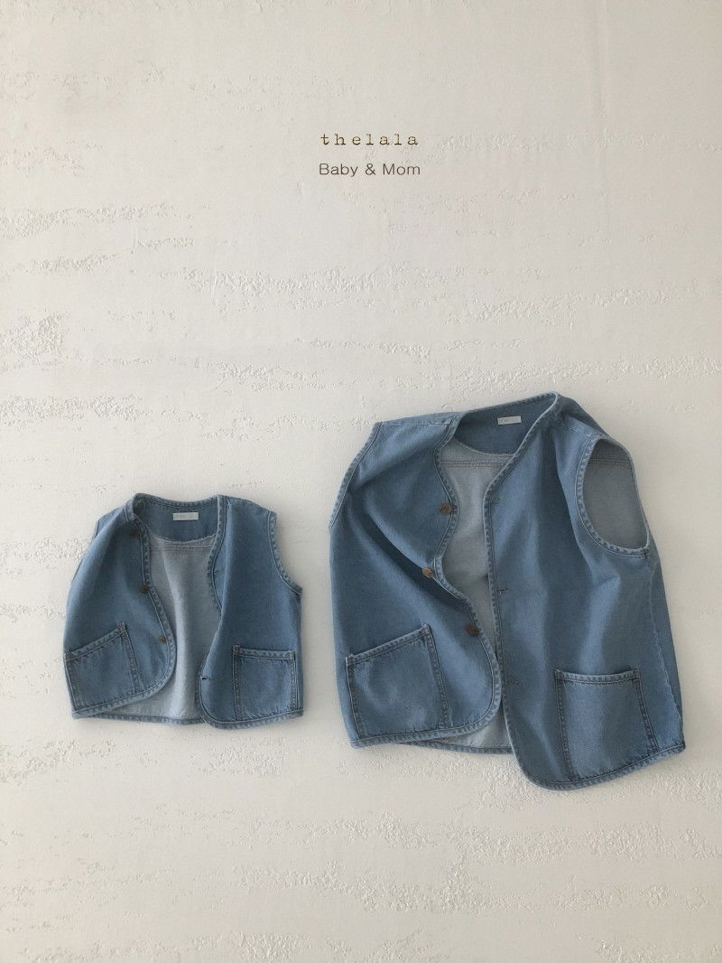 LALA - Korean Children Fashion - #Kfashion4kids - Denim Vest - 7