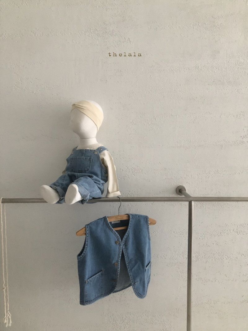LALA - Korean Children Fashion - #Kfashion4kids - Denim Vest - 9