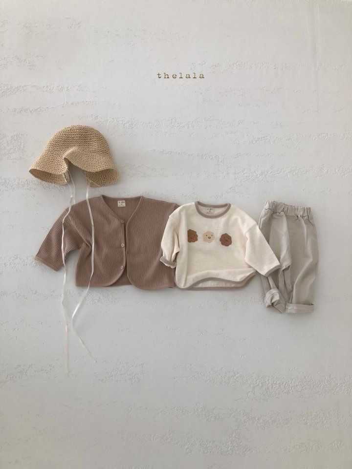 LALA - Korean Children Fashion - #Kfashion4kids - Waffle Cardigan - 5