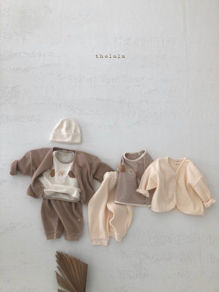 LALA - Korean Children Fashion - #Kfashion4kids - Waffle Cardigan - 8
