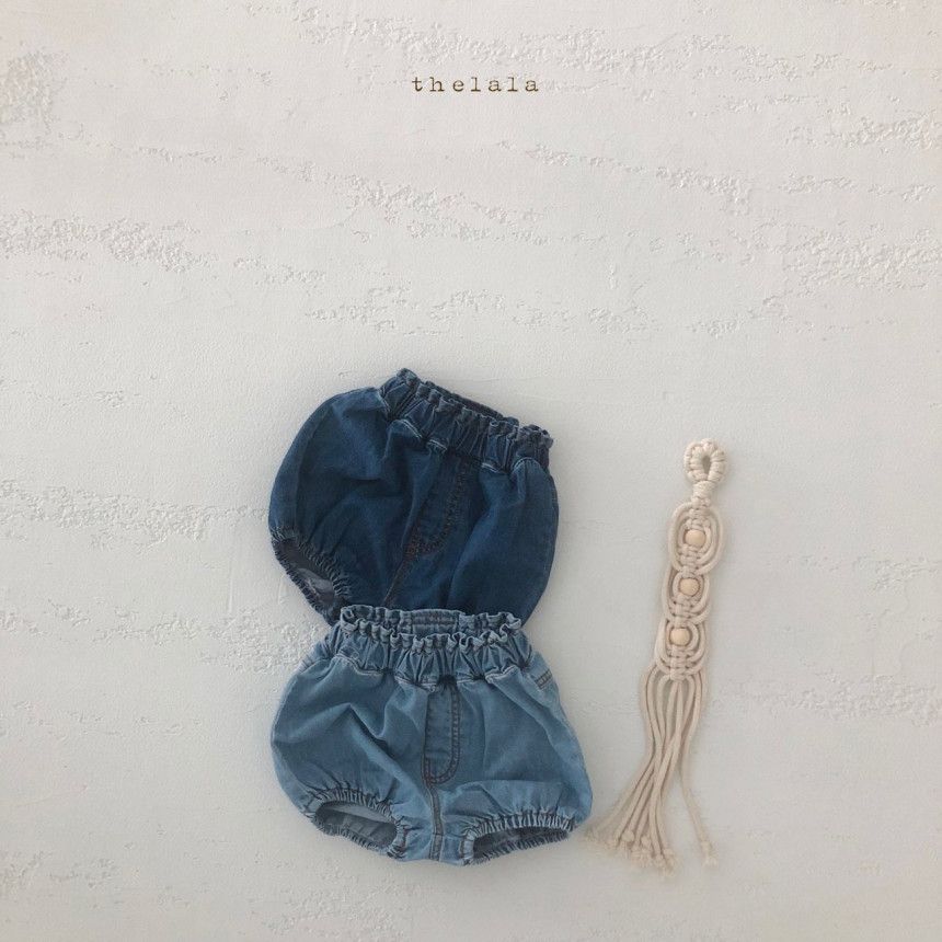 LALA - Korean Children Fashion - #Kfashion4kids - Denim Bloomer
