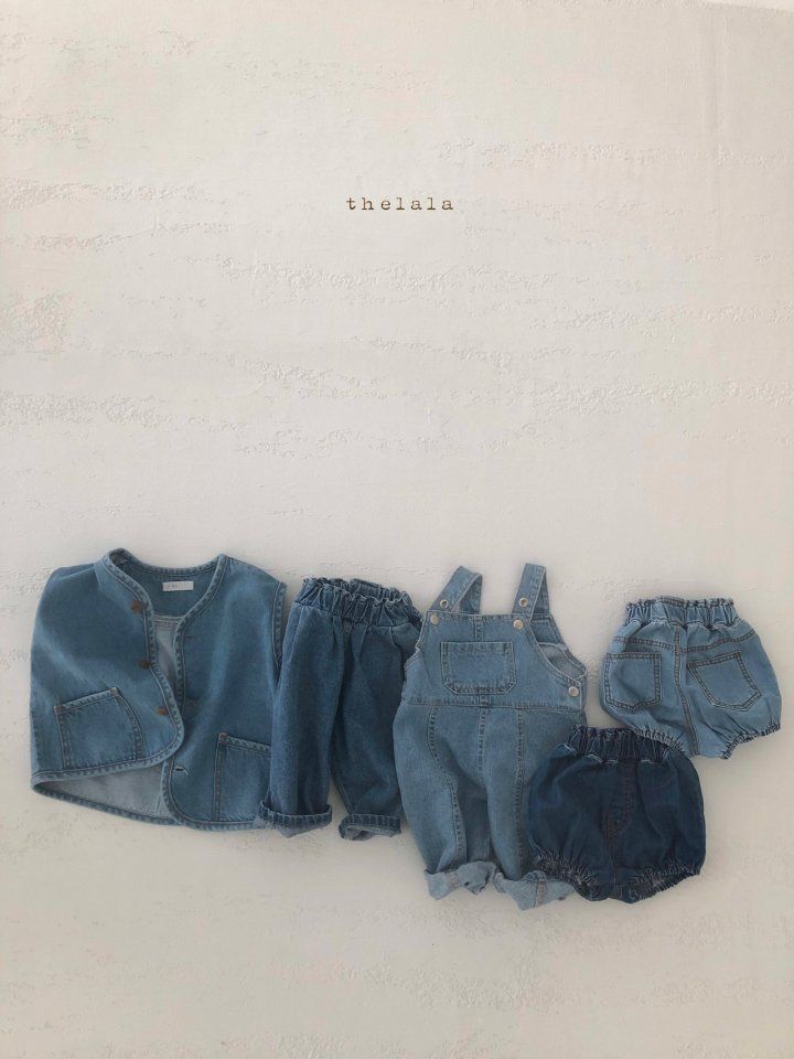 LALA - Korean Children Fashion - #Kfashion4kids - Denim Bloomer - 3