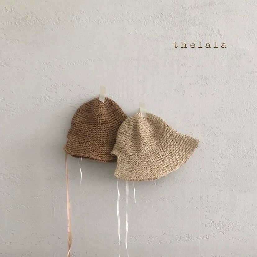 LALA - Korean Children Fashion - #Kfashion4kids - Rattan Bonnet