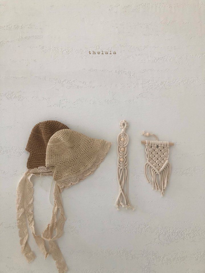 LALA - Korean Children Fashion - #Kfashion4kids - Rattan Lace Bonnet - 8