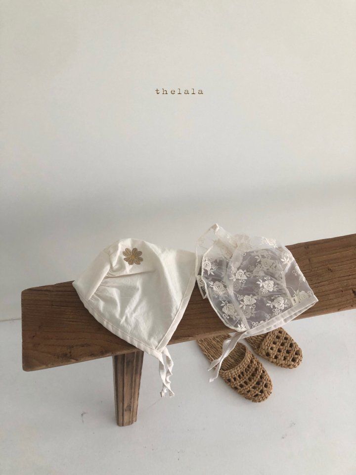 LALA - Korean Children Fashion - #Kfashion4kids - Lace Embroidery Bonnet - 7
