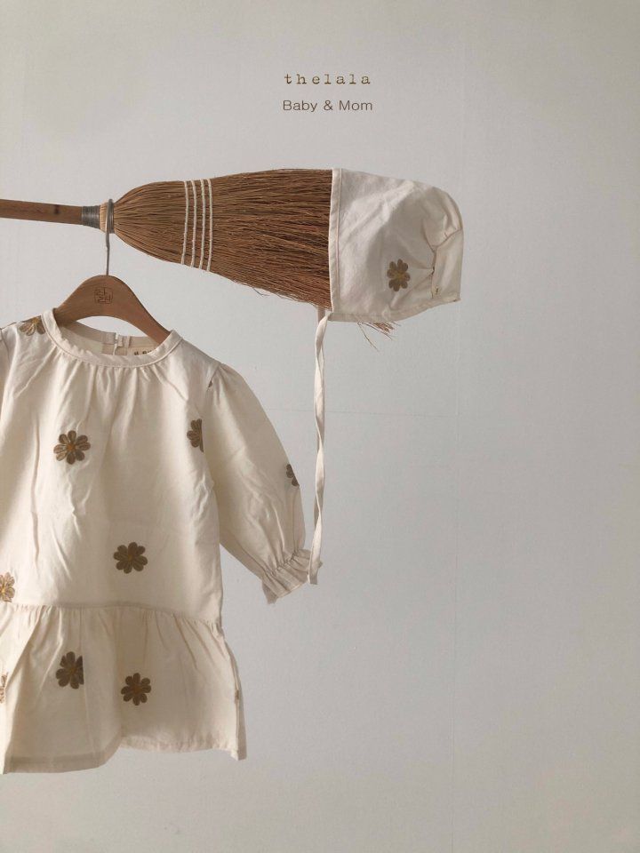LALA - Korean Children Fashion - #Kfashion4kids - Lace Embroidery Bonnet - 8