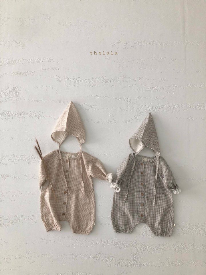 LALA - Korean Children Fashion - #Kfashion4kids - Mino Bodysuit with Bonnet - 3