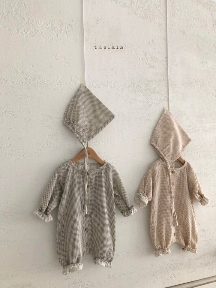 LALA - Korean Children Fashion - #Kfashion4kids - Mino Bodysuit with Bonnet - 5