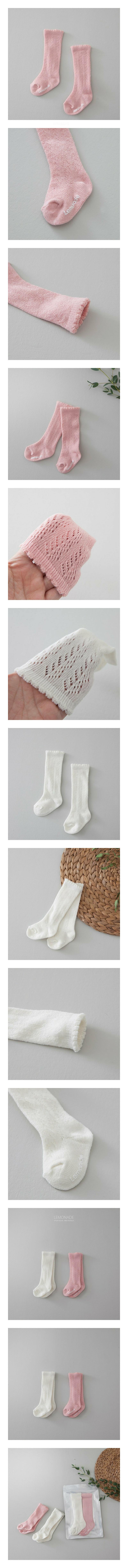 LEMONADE - Korean Children Fashion - #Kfashion4kids - Eyelet Socks [set of 2]
