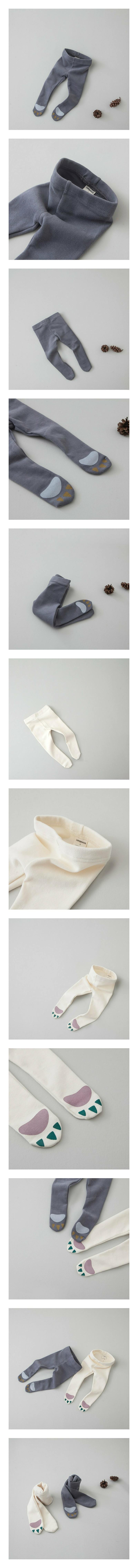 LEMONADE - Korean Children Fashion - #Kfashion4kids - Bear Foot Leggings