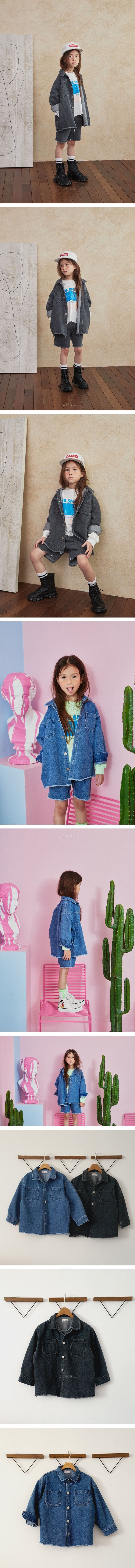 LILAS - Korean Children Fashion - #Kfashion4kids - Routine Denim Jacket