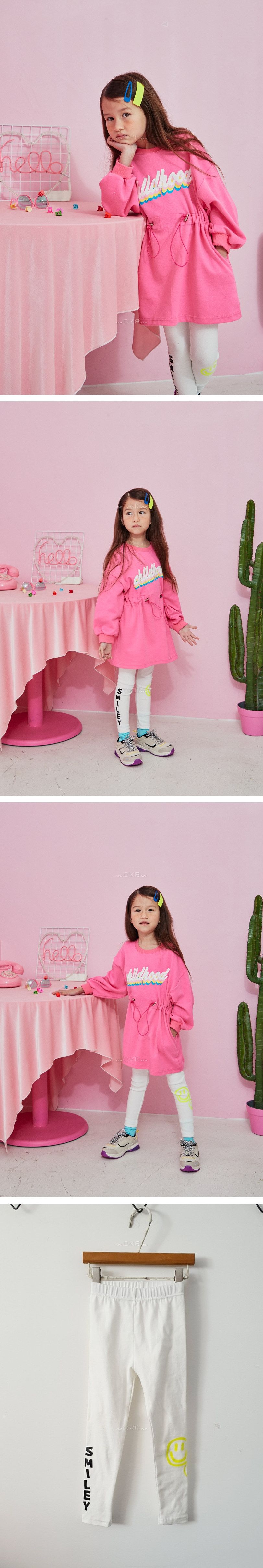 LILAS - Korean Children Fashion - #Kfashion4kids - White Leggings