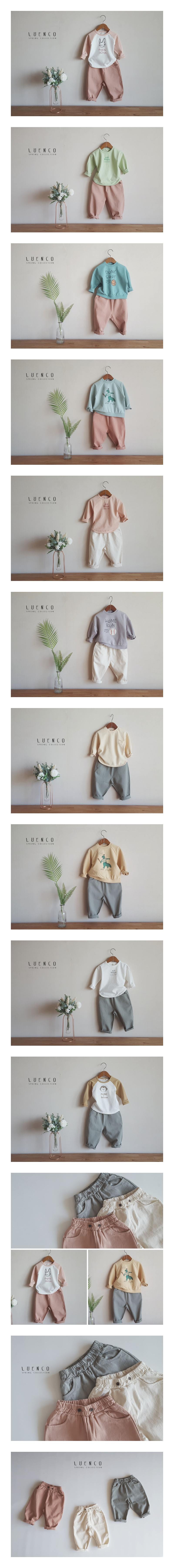 LUENCO - Korean Children Fashion - #Kfashion4kids - Natural Baggy Pants