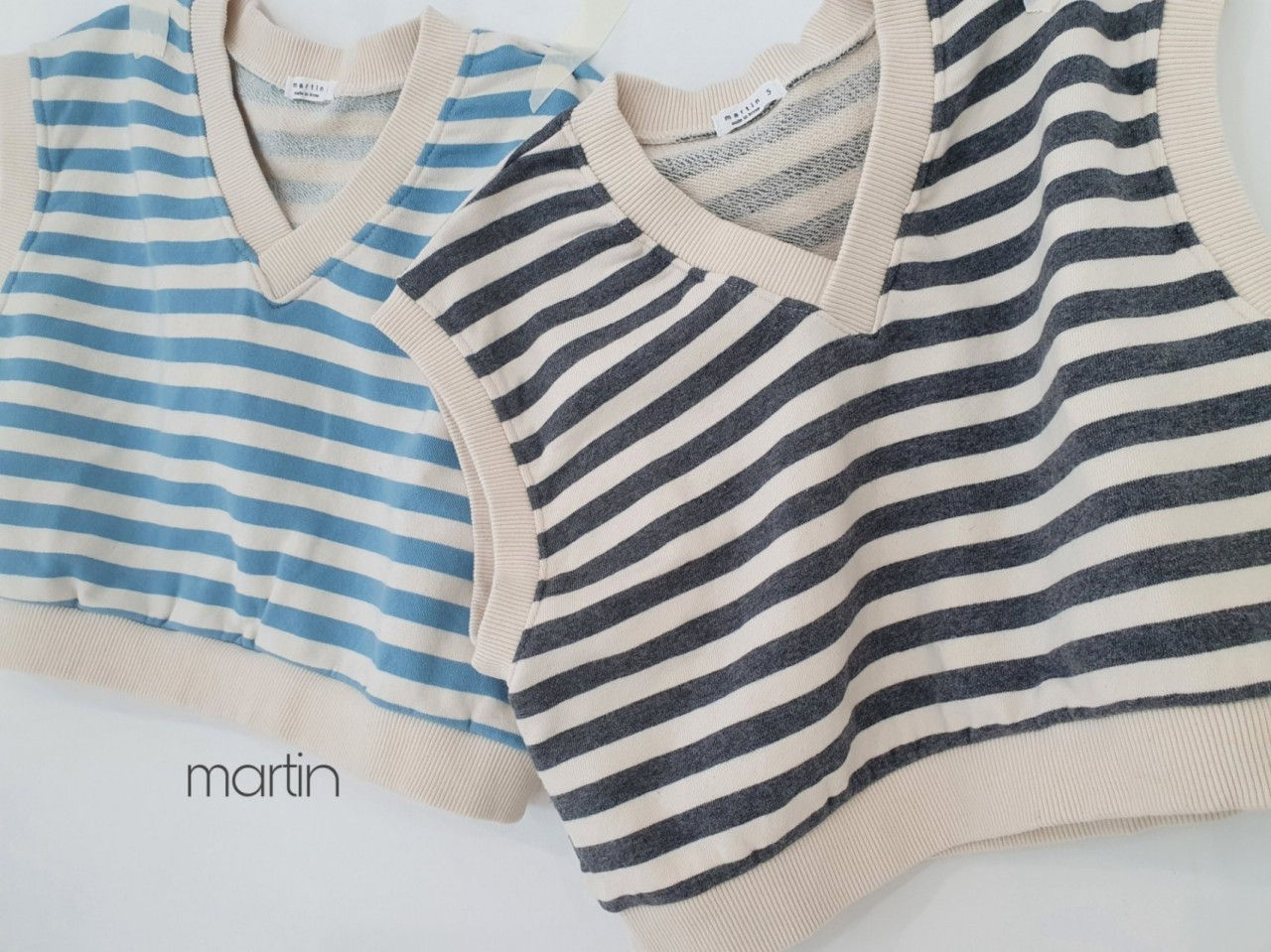 MARTIN - Korean Children Fashion - #Kfashion4kids - Stripe Vest - 3