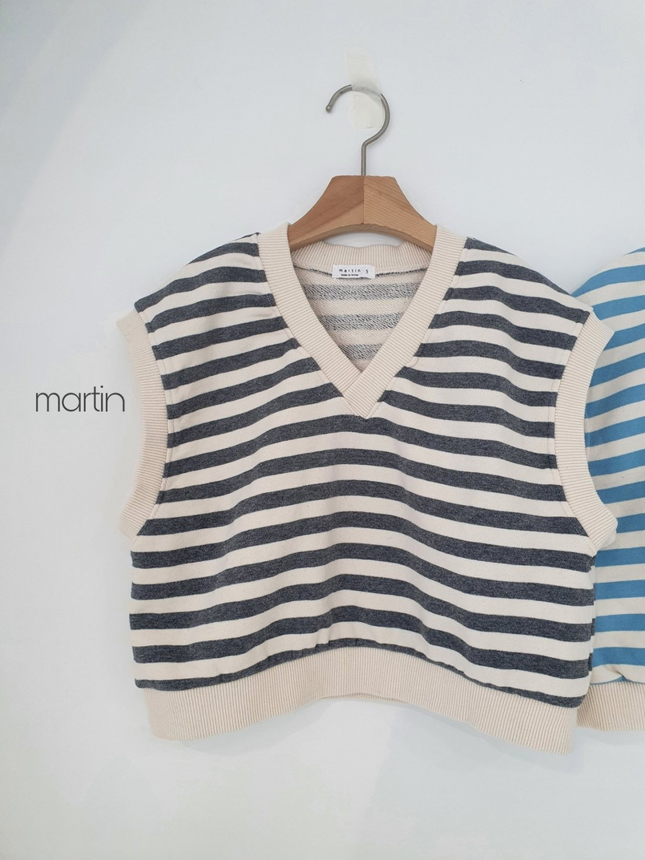 MARTIN - Korean Children Fashion - #Kfashion4kids - Stripe Vest - 5