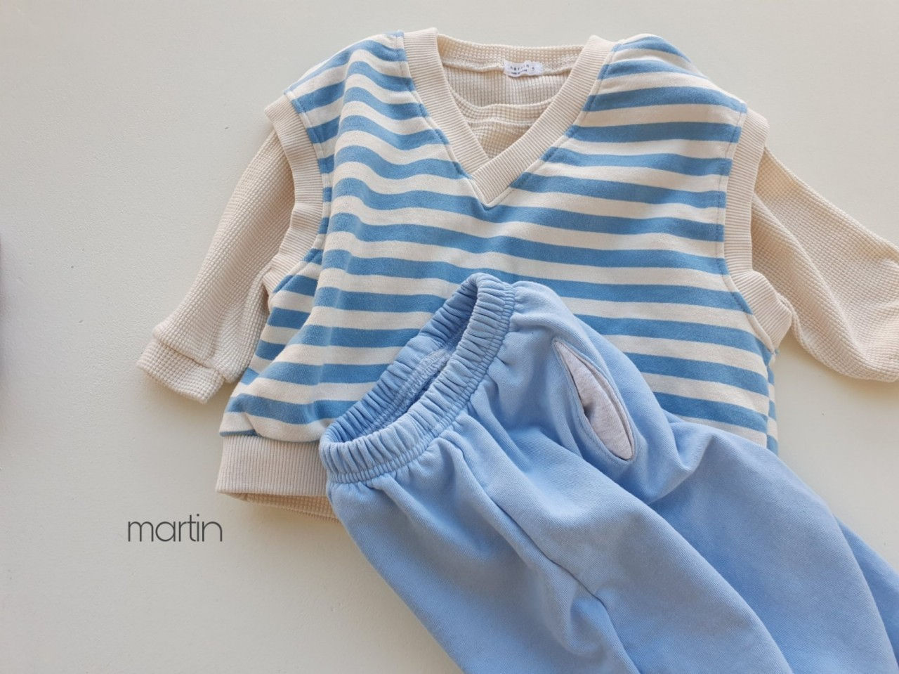 MARTIN - Korean Children Fashion - #Kfashion4kids - Stripe Vest - 7