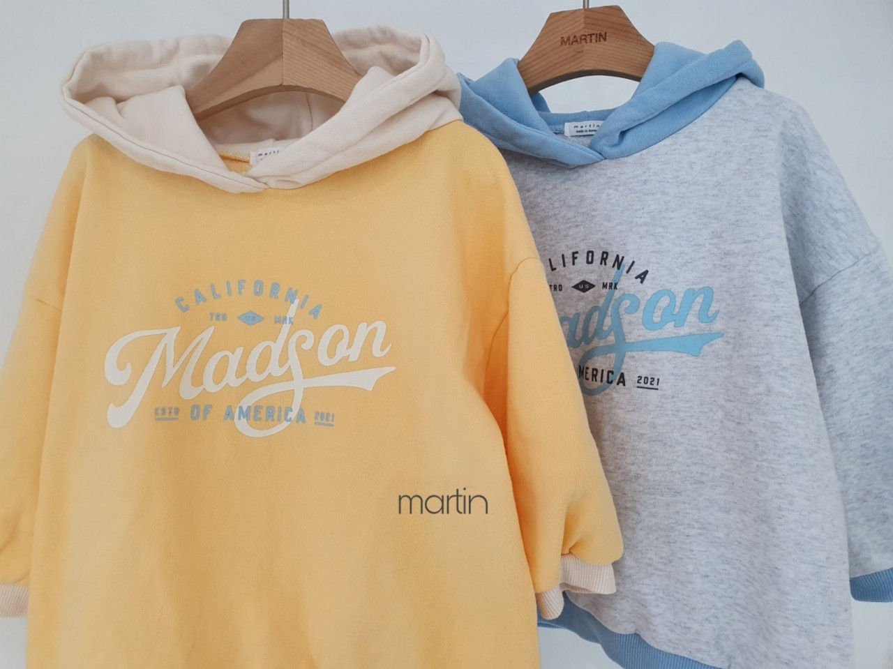 MARTIN - Korean Children Fashion - #Kfashion4kids - Colored Hood Sweatshirt - 3