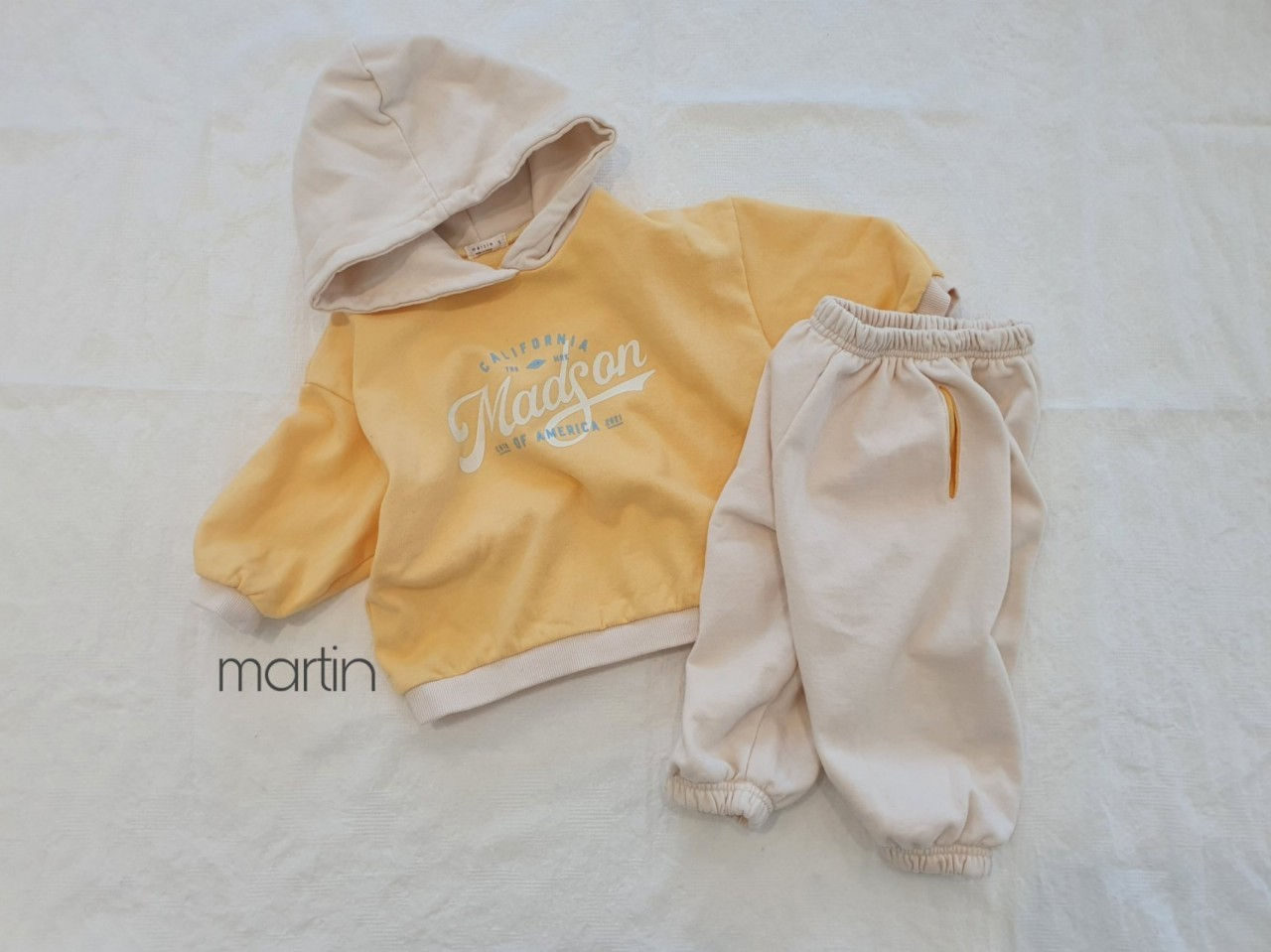MARTIN - Korean Children Fashion - #Kfashion4kids - Colored Hood Sweatshirt - 6