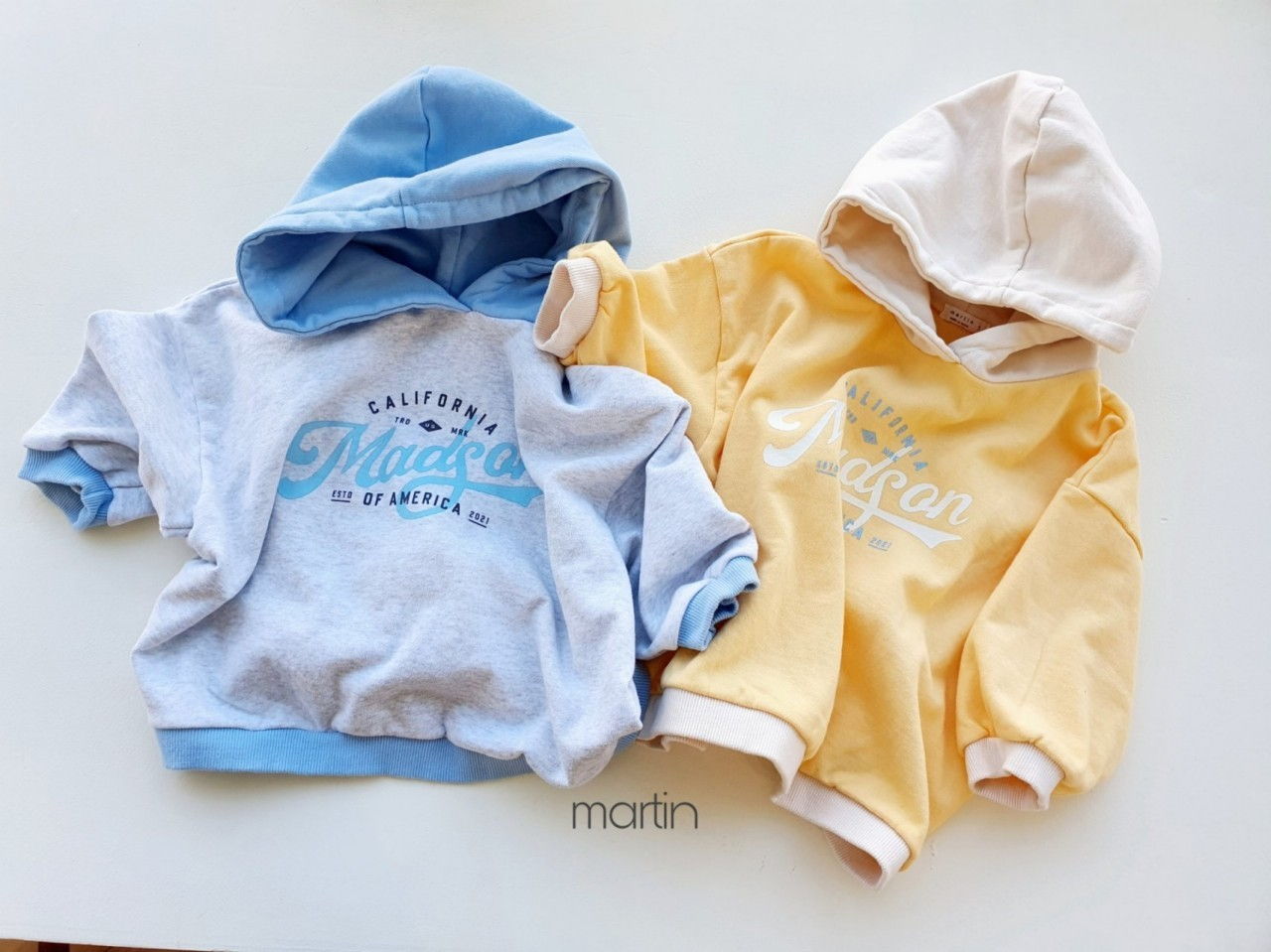 MARTIN - Korean Children Fashion - #Kfashion4kids - Colored Hood Sweatshirt - 7