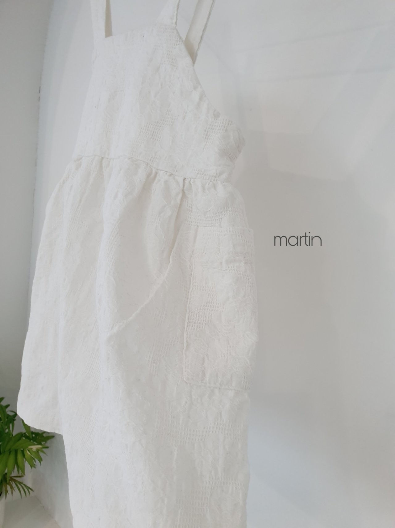 MARTIN - Korean Children Fashion - #Kfashion4kids - Check Eyelet One-piece - 8