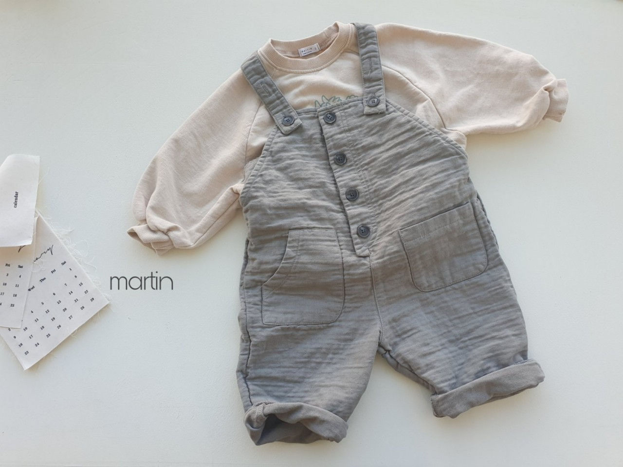 MARTIN - Korean Children Fashion - #Kfashion4kids - Suspender Pants - 6