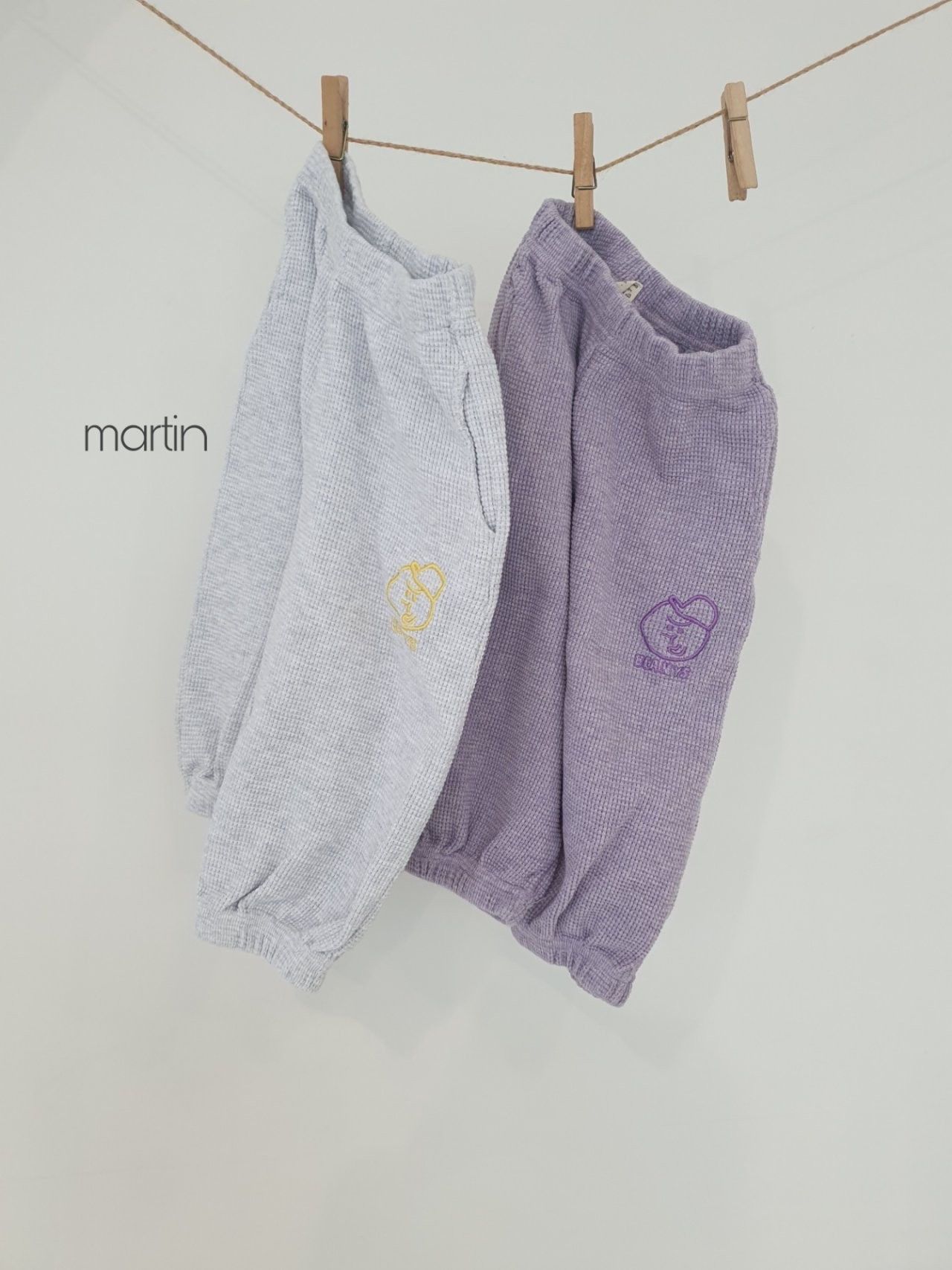 MARTIN - Korean Children Fashion - #Kfashion4kids - Waffle Jogger Pants - 2