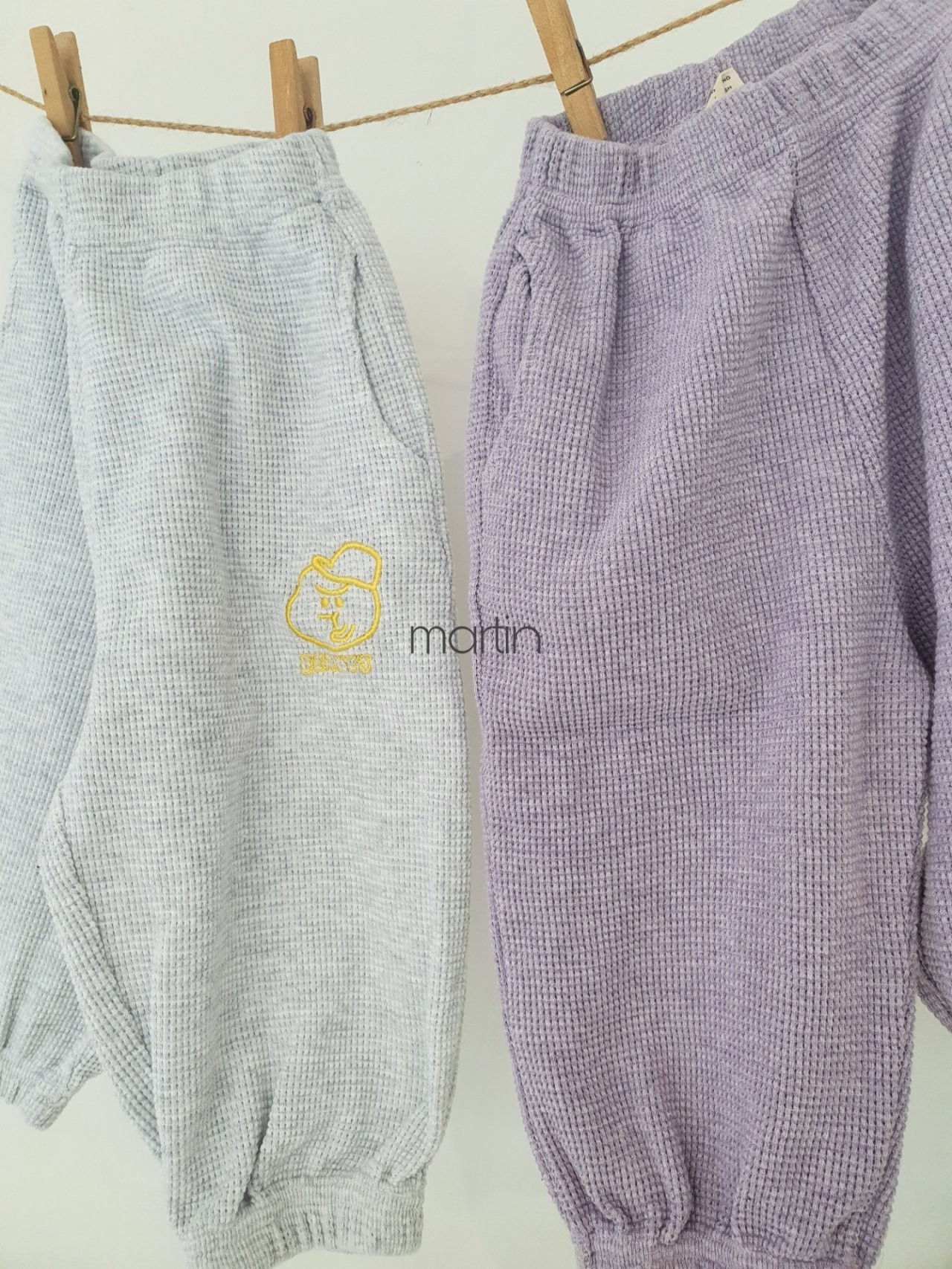 MARTIN - Korean Children Fashion - #Kfashion4kids - Waffle Jogger Pants - 3