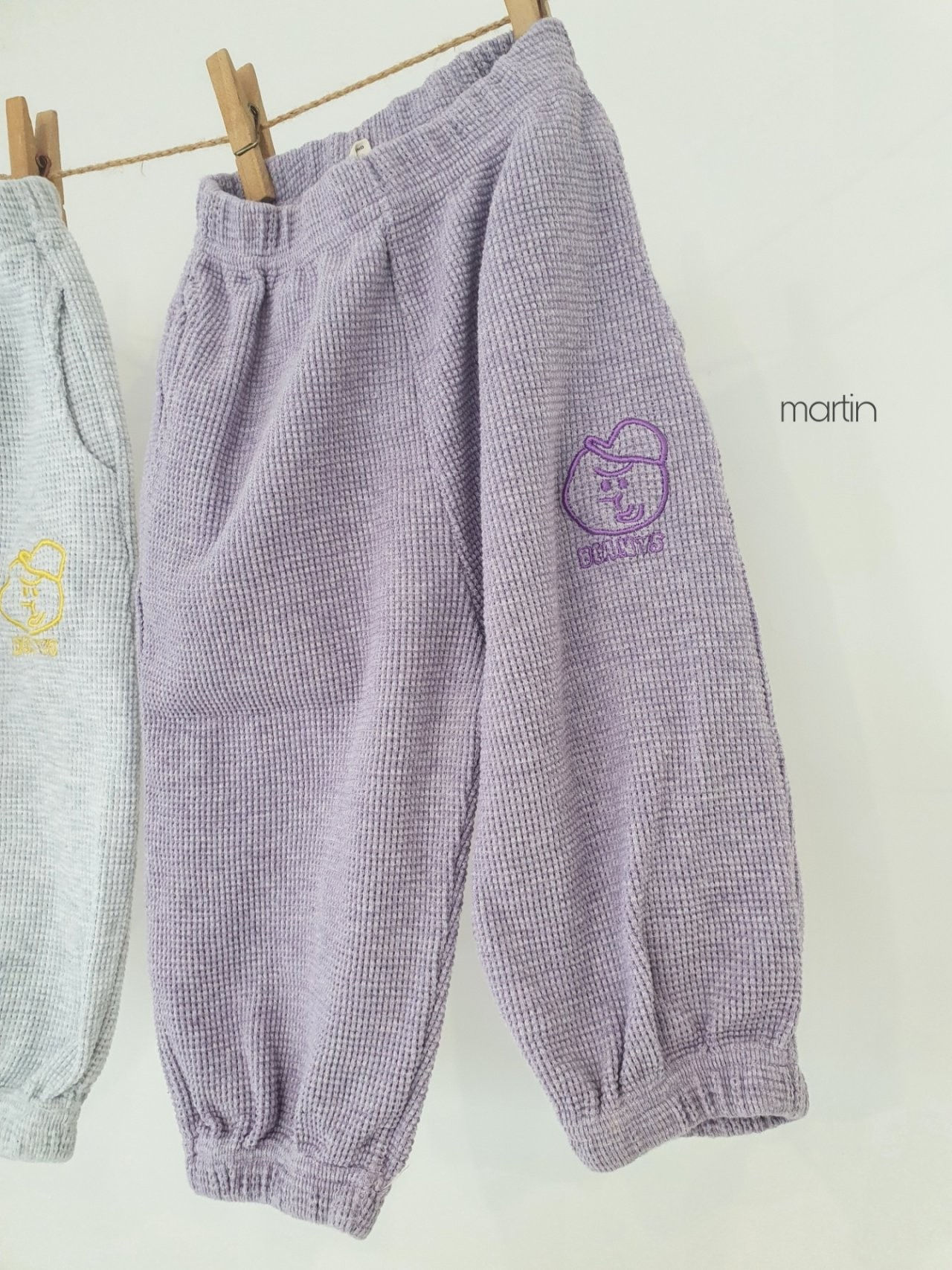 MARTIN - Korean Children Fashion - #Kfashion4kids - Waffle Jogger Pants - 4