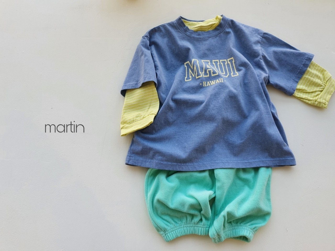 MARTIN - Korean Children Fashion - #Kfashion4kids - Midi Maui Layered Tee - 3