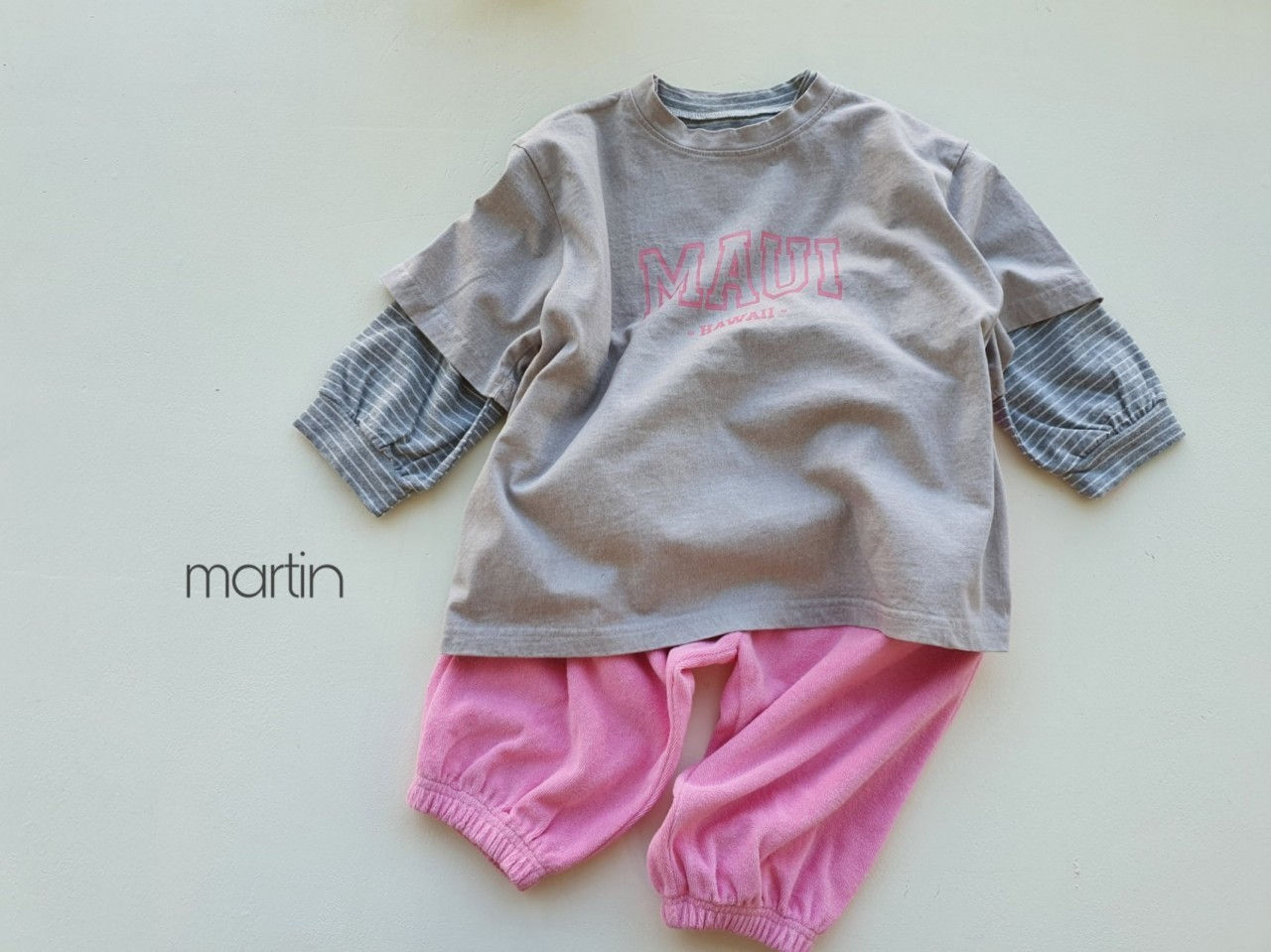 MARTIN - Korean Children Fashion - #Kfashion4kids - Midi Maui Layered Tee - 7