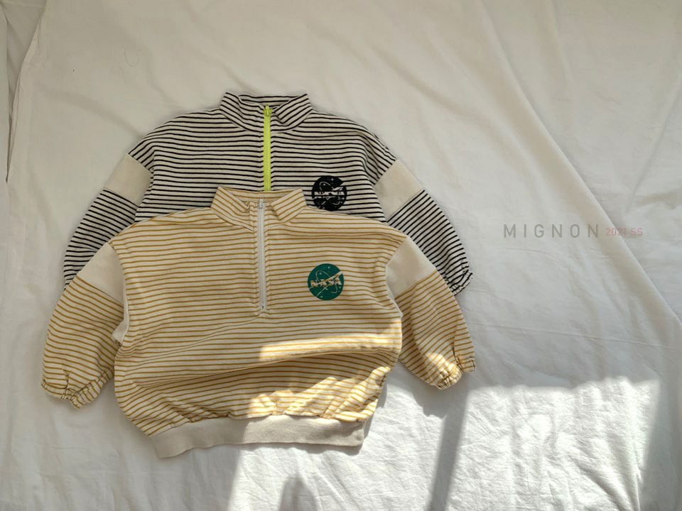 MIGNON - Korean Children Fashion - #Kfashion4kids - Universe Half Zi-up Pullover - 4