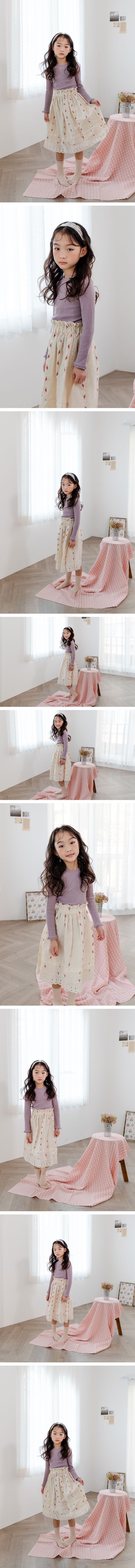 MILK POWDER - Korean Children Fashion - #Kfashion4kids - Olive Skirt