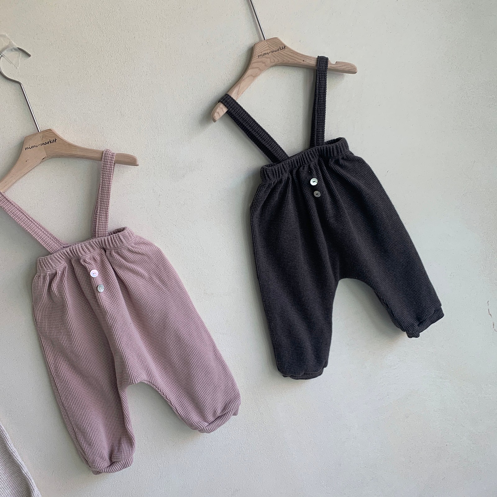 MIMI MARKET - Korean Children Fashion - #Kfashion4kids - Cookie Suspender Pants