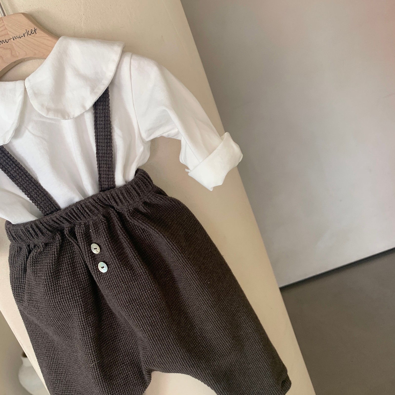 MIMI MARKET - Korean Children Fashion - #Kfashion4kids - Cookie Suspender Pants - 4