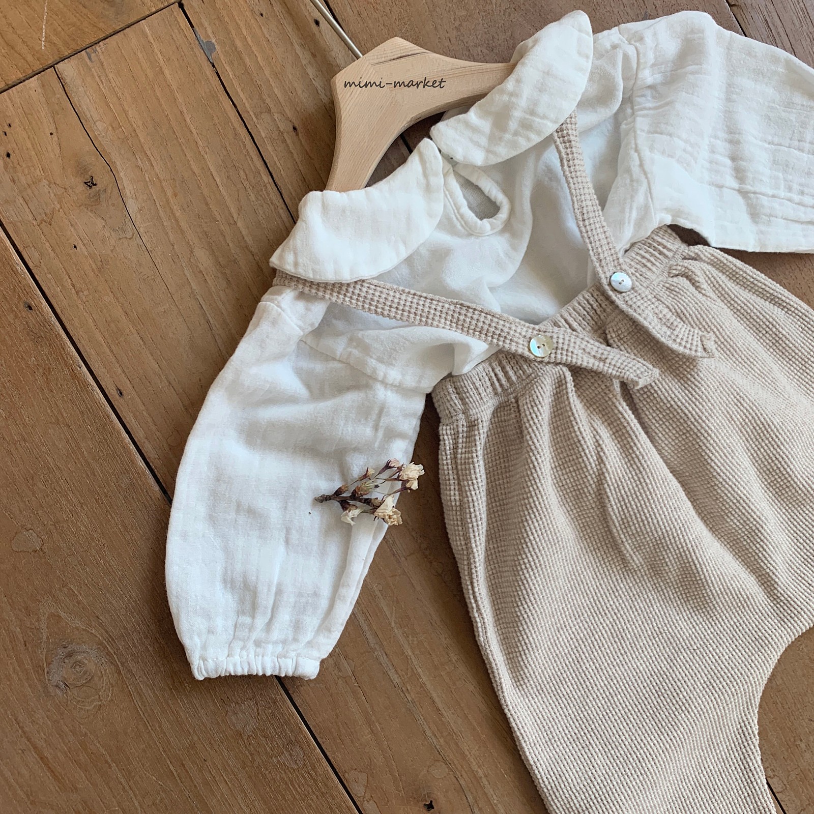 MIMI MARKET - Korean Children Fashion - #Kfashion4kids - Cookie Suspender Pants - 7